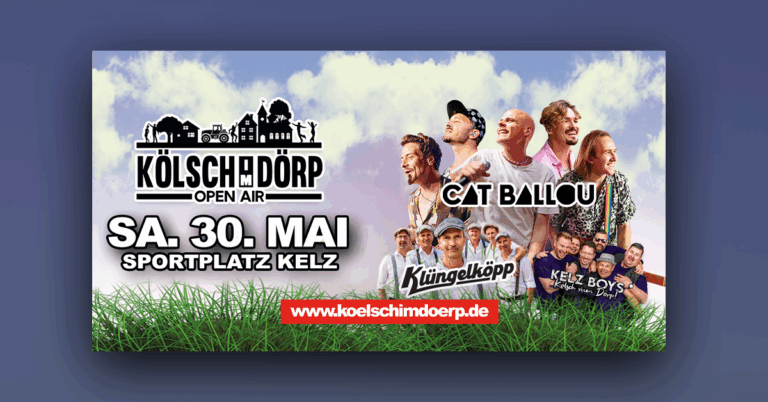 SA. 30.05.2026 • KÖLSCH IM DÖRP • KELZ